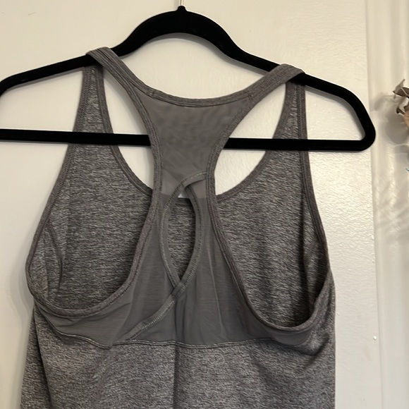 Lululemon grey mesh racer back tank top - Picture 4 of 6